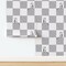 Checkered Cat Whimsical Kitty Weathered Gray Eggshell Fun Cute Happy Cheerful Modern Neutral Custom Removable Wallpaper by Spoonflower Peel & Stick Wallpaper 2FT Wide 17645640